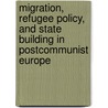 Migration, Refugee Policy, And State Building In Postcommunist Europe door Oxana Shevel