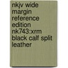 Nkjv Wide Margin Reference Edition Nk743:Xrm Black Calf Split Leather door Baker Publishing Group