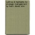 Outlines & Highlights For Strategic Management By Fred R. David, Isbn