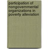 Participation Of Nongovernmental Organizations In Poverty Alleviation door Kye Woo Lee