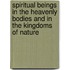 Spiritual Beings In The Heavenly Bodies And In The Kingdoms Of Nature