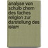 Analyse Von Schulb Chern Des Faches Religion Zur Darstellung Des Islam
