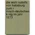 Die Wahl Rudolfs Von Habsburg Zum R Misch-Deutschen K Nig Im Jahr 1273