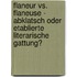 Flaneur Vs. Flaneuse - Abklatsch Oder Etablierte Literarische Gattung?