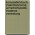 Kompaktlehrbuch Makroökonomie, Wirtschaftspolitik, moderne Verwaltung