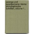 Parerga Und Paralipomena: Kleine Philosophische Schriften, Volume 1...