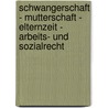 Schwangerschaft - Mutterschaft - Elternzeit - Arbeits- und Sozialrecht door Horst Marburger