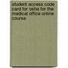 Student Access Code Card For Osha For The Medical Office Online Course door Learnsomething