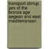 Transport Stirrup Jars Of The Bronze Age Aegean And East Mediterranean