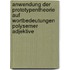 Anwendung Der Prototypentheorie Auf Wortbedeutungen Polysemer Adjektive