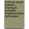 Artificial Neural Network Training & Software Implementation Techniques by Zong Woo Geem