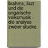 Brahms, Liszt Und Die Ungarische Volksmusik - Die Analyse Zweier Stucke