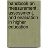 Handbook On Measurement, Assessment, And Evaluation In Higher Education door Charles Secolsky