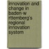Innovation And Change In Baden-W Rttemberg's Regional Innovation System