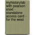 Myhistorylab With Pearson Etext - Standalone Access Card - For The West
