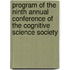 Program Of The Ninth Annual Conference Of The Cognitive Science Society