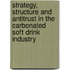 Strategy, Structure And Antitrust In The Carbonated Soft Drink Industry
