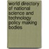 World Directory Of National Science And Technology Policy Making Bodies