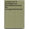 Analyse Von M Glichkeiten Zur Preisdifferenzierung Bei Umzugsunternehmen door Nicole Vogt