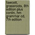 Fawcett, Grassroots, 8th Edition Plus Conlin, Hm Grammar Cd, 7th Edition