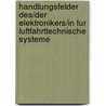 Handlungsfelder Des/Der Elektronikers/In Fur Luftfahrttechnische Systeme door Thomas Frietsch