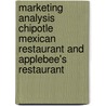 Marketing Analysis Chipotle Mexican Restaurant And Applebee's Restaurant door Kimberly Wylie