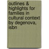 Outlines & Highlights For Families In Cultural Context By Degenova, Isbn door 1st Edition DeGenova