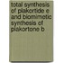 Total Synthesis Of Plakortide E And Biomimetic Synthesis Of Plakortone B