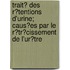 Trait? Des R?Tentions D'Urine; Caus?Es Par Le R?Tr?Cissement De L'Ur?Tre