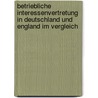 Betriebliche Interessenvertretung In Deutschland Und England Im Vergleich door Stefan Schad