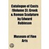 Catalogue Of Casts (Volume 3); Greek & Roman Sculpture By Edward Robinson