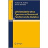 Differentiability Of Six Operators On Nonsmooth Functions And P-Variation door R.M. Dudley