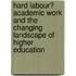 Hard Labour? Academic Work And The Changing Landscape Of Higher Education