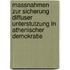 Massnahmen Zur Sicherung Diffuser Unterstutzung In Athenischer Demokratie
