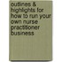 Outlines & Highlights For How To Run Your Own Nurse Practitioner Business