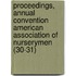 Proceedings, Annual Convention American Association Of Nurserymen (30-31)