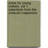 Solos For Young Violists, Vol 1: Selections From The Viola<br/>Repertoire door Barbara Barber