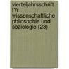 Vierteljahrsschrift F?R Wissenschaftliche Philosophie Und Soziologie (23) door Richard Heinrich Ludwig Avenarius