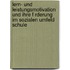 Lern- Und Leistungsmotivation Und Ihre F Rderung Im Sozialen Umfeld Schule