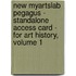 New Myartslab Pegagus - Standalone Access Card - For Art History, Volume 1