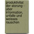 Produktivitat Der Storung - Uber Information, Unfalle Und Weisses Rauschen