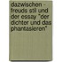 Dazwischen - Freuds Stil Und Der Essay "Der Dichter Und Das Phantasieren"