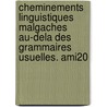 Cheminements Linguistiques Malgaches Au-Dela Des Grammaires Usuelles. Ami20 door Jacques Dez