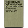 Ffentlich Private Partnerschaften ( Pp) - Wundermittel Fur Klamme Kommunen? by Torsten K. Hne