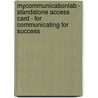 Mycommunicationlab - Standalone Access Card - For Communicating For Success by Cheryl Hamilton