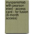 Myspanishlab With Pearson Etext - Access Card - For Fusion (6-Month Access)