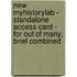 New Myhistorylab - Standalone Access Card - For Out Of Many, Brief Combined