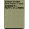 Pearson Passport Student Access Code Card For Public Relations (Standalone) door Pearson