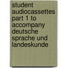 Student Audiocassettes Part 1 to Accompany Deutsche Sprache Und Landeskunde door Crean