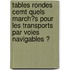 Tables Rondes Cemt Quels March?S Pour Les Transports Par Voies Navigables ?